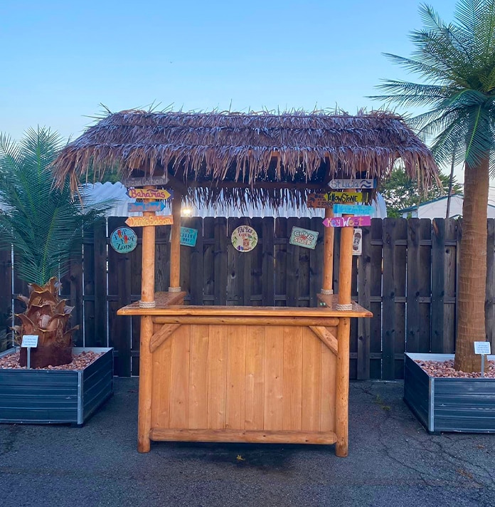 Tiki Bar Install | Riverview, MI | McGregor’s Landscape